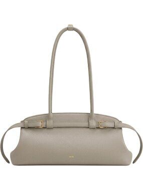 Chic Women's East-West Shoulder Bag with Belt Detail - Stylish & Versatile